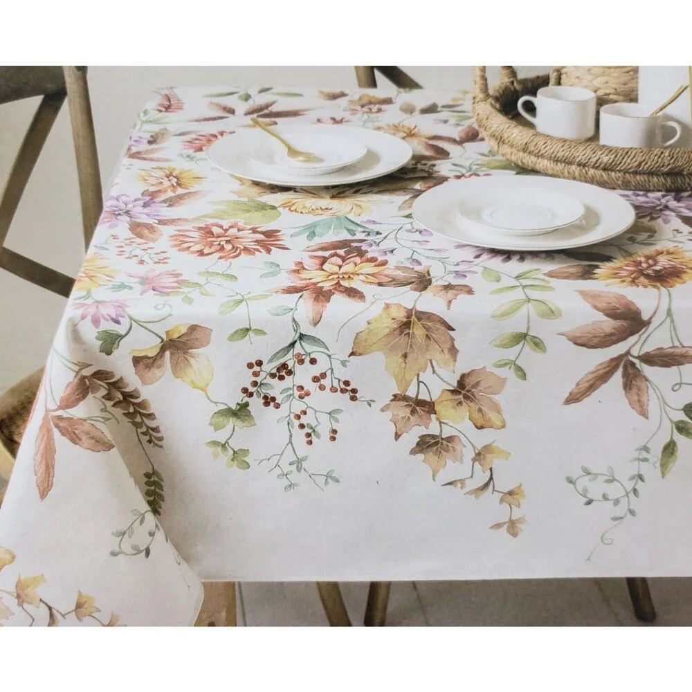 Printed Fabric Tablecloth 60